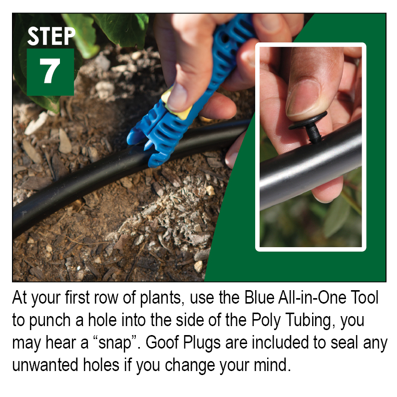 Picture of Vegetable Garden Drip Kit-6 in Spacing